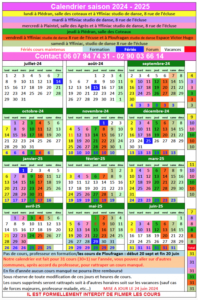 Calendrier 24 25 ok